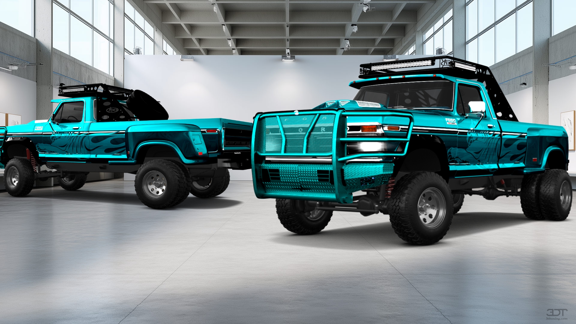 Ford F-350 Dually 2 Door pickup truck 1974 tuning