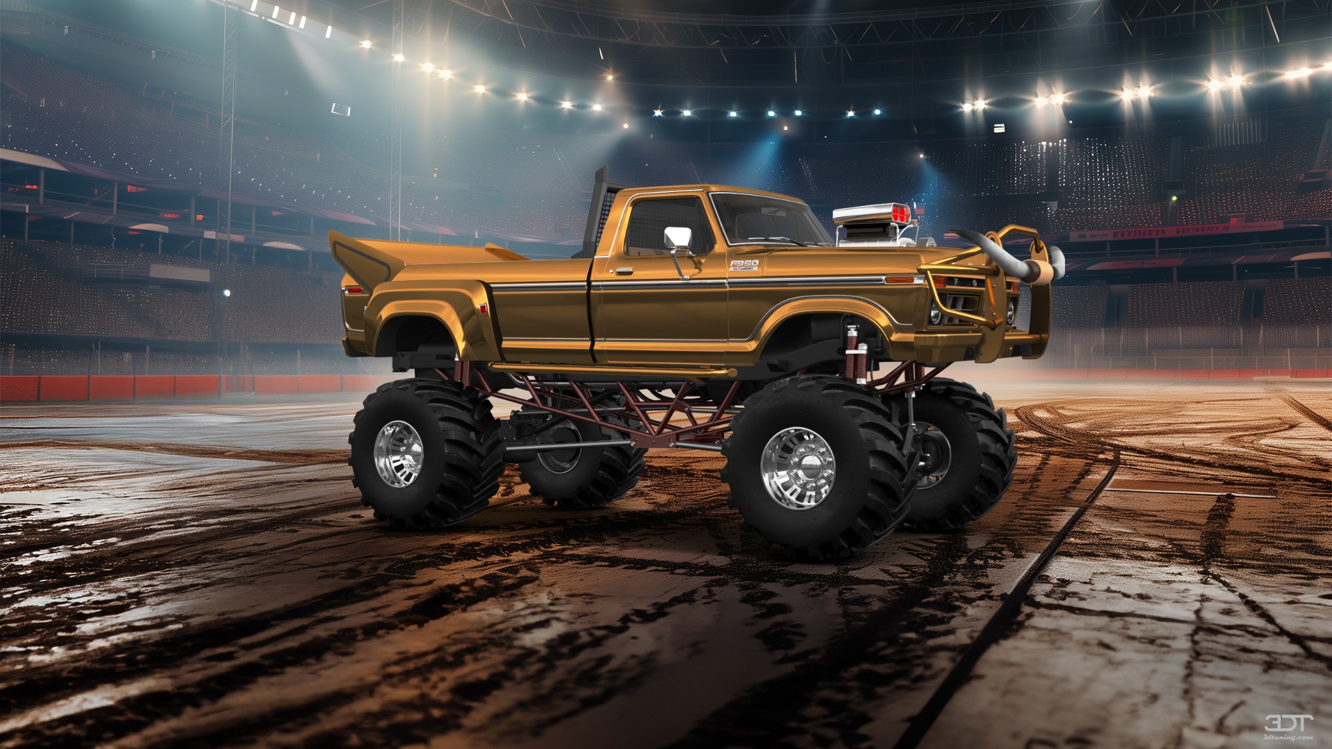 Ford F-350 Dually 2 Door pickup truck 1974 tuning