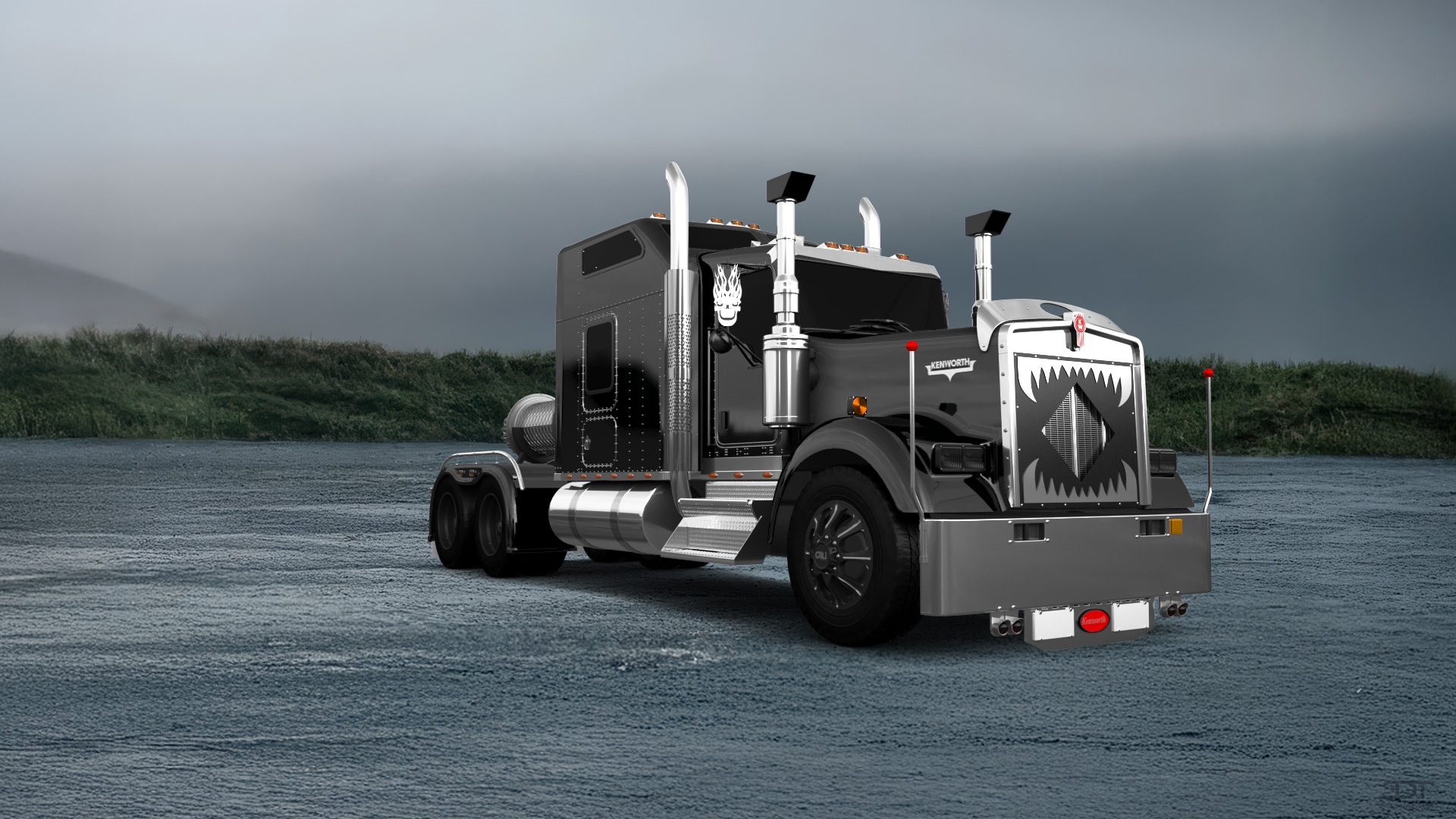 Kenworth W900 Sleeper Cab Truck 2015 tuning