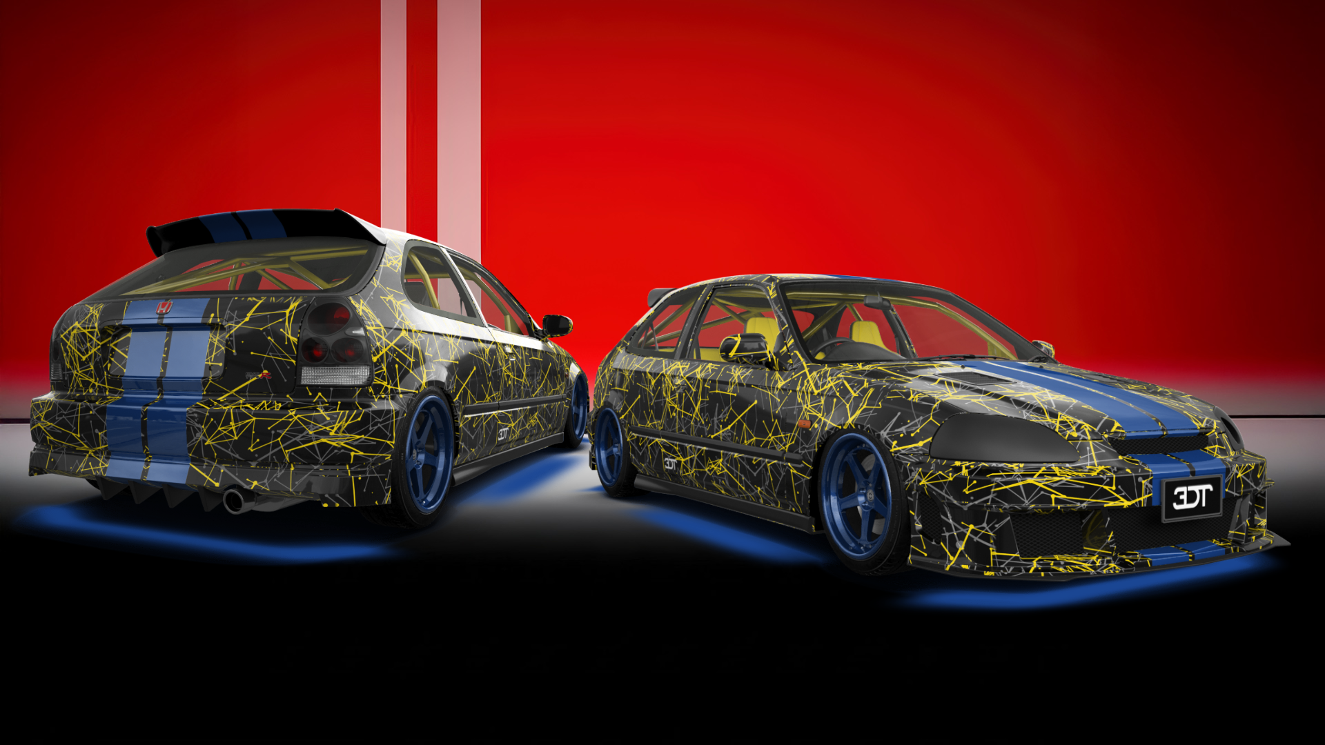 Honda Civic 3 Door Hatchback 1997 tuning