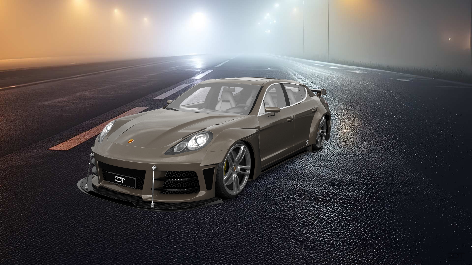 Porsche Panamera 4 door fastback saloon 2011 tuning