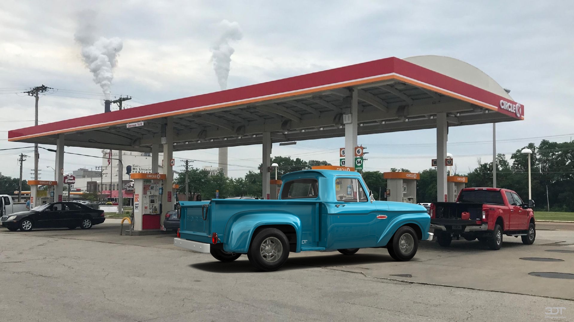 Ford F-100 Flareside 2 Door pickup truck 1961 Images