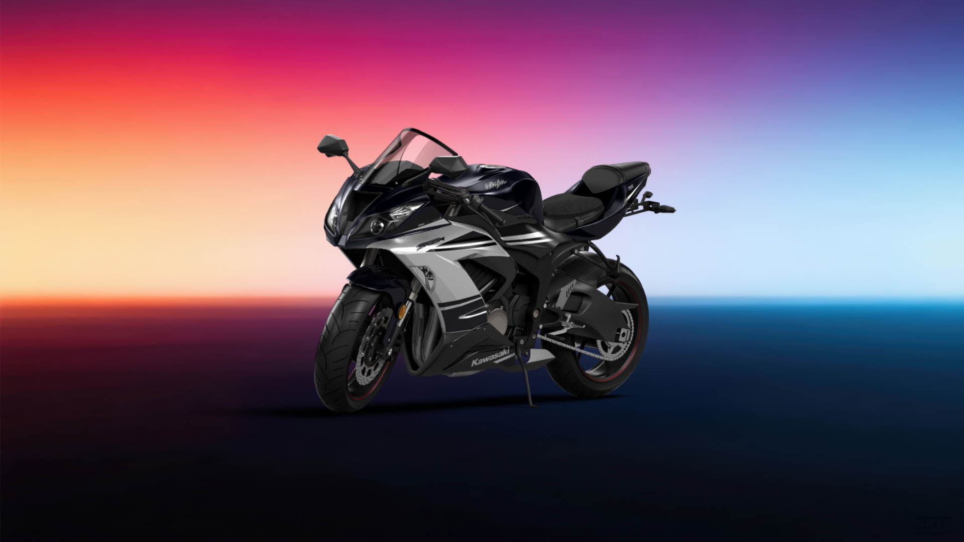 Kawasaki Ninja ZX 6R Sport Bike 2015 tuning