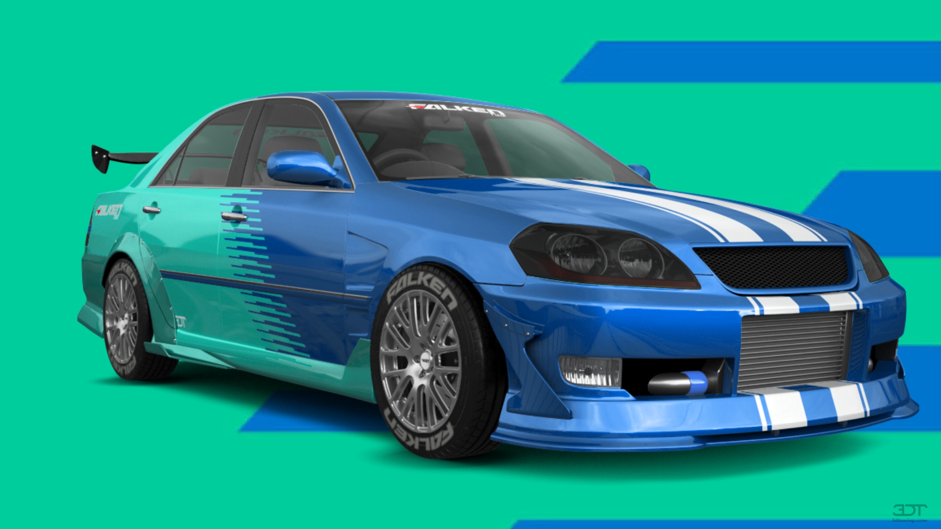 Toyota Mark II 4 Door Saloon 2002 Изображения