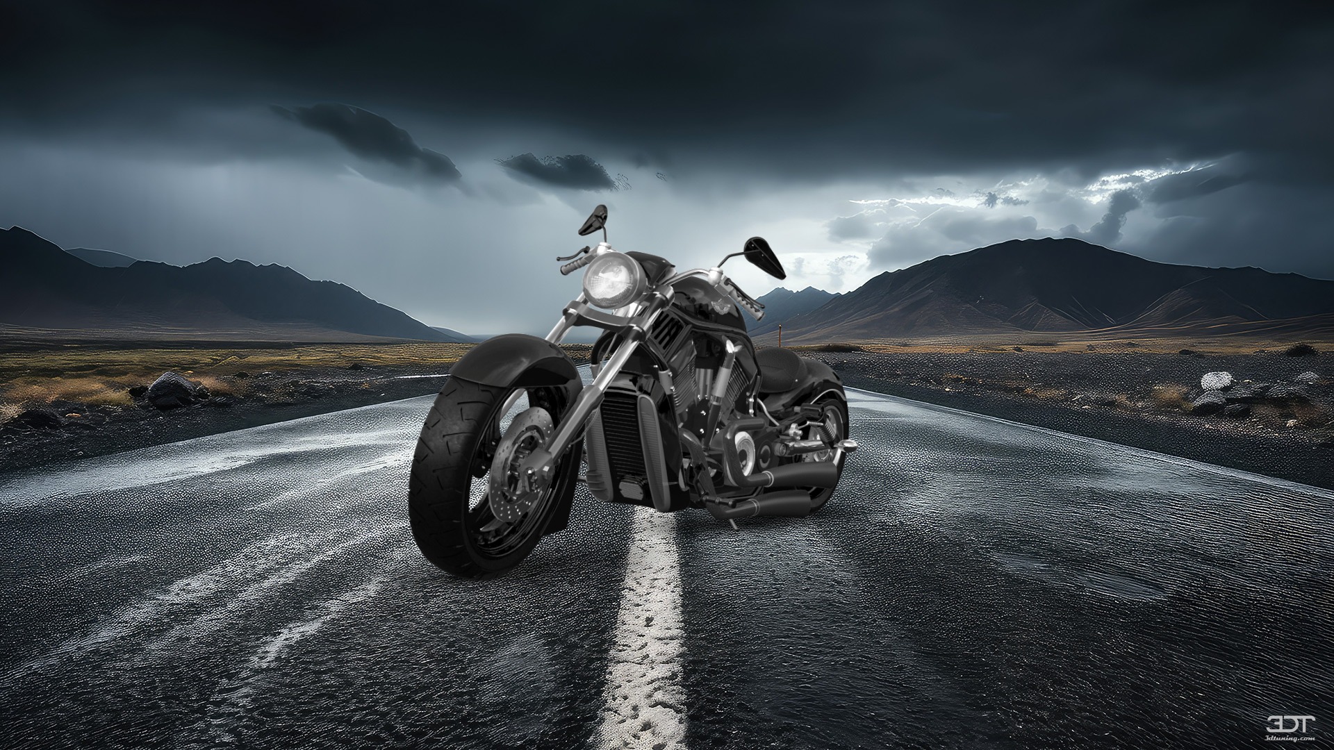 Tuning Harley-Davidson Custom Chopper Cruiser 2011