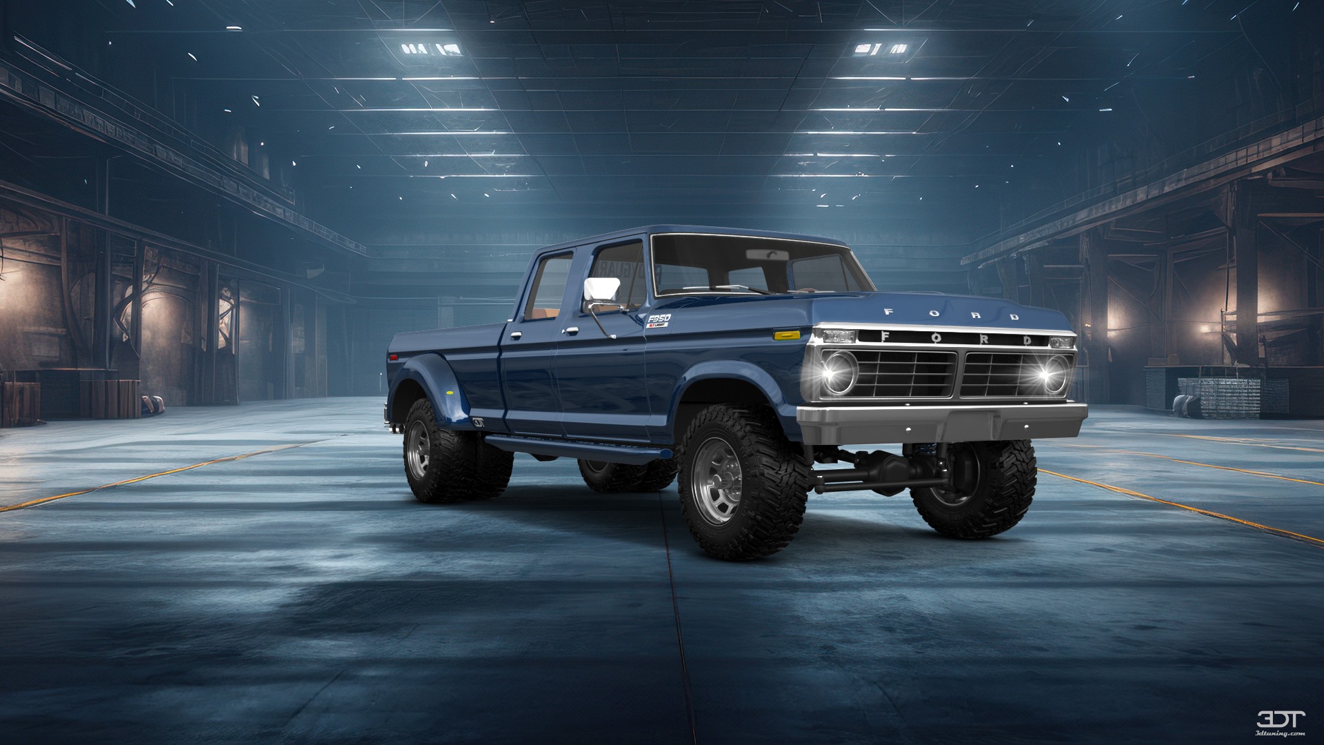 Ford F-350 Dually 4 Door pickup truck 1973