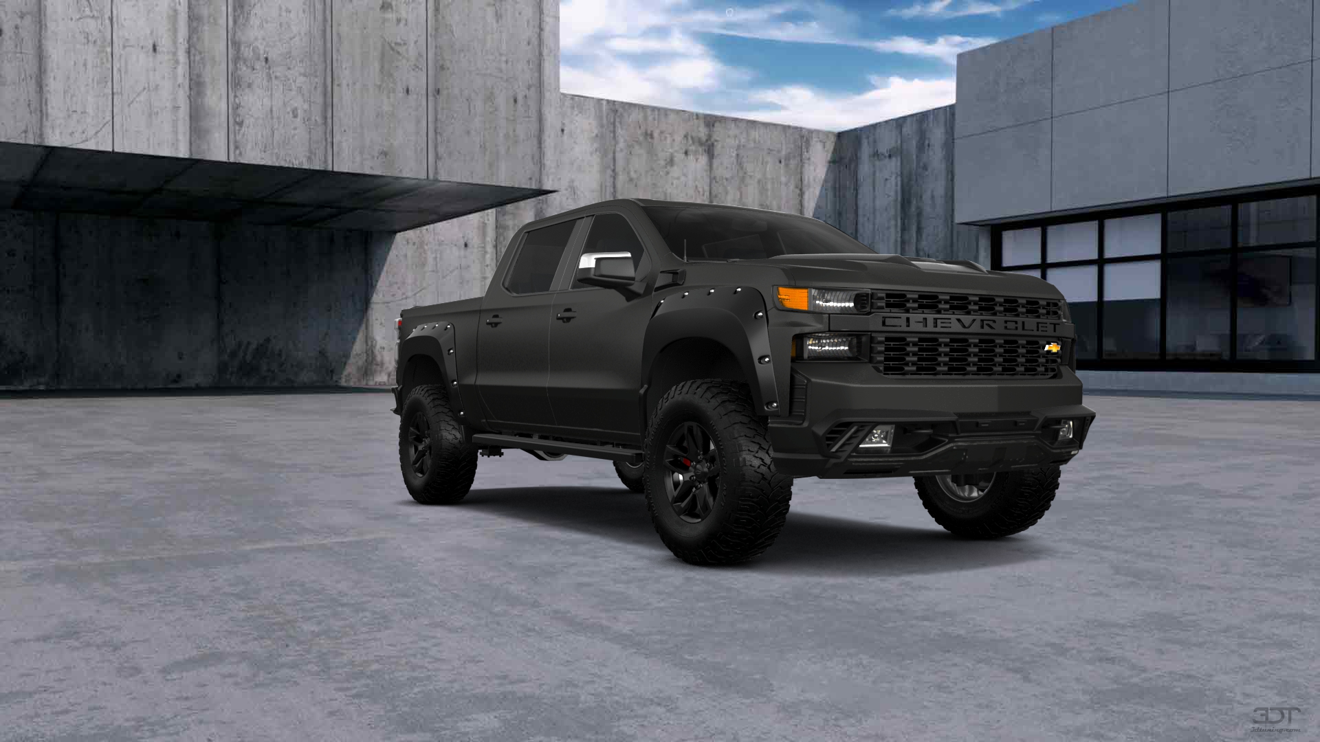 Chevrolet Silverado 1500 4 Door pickup truck 2019 tuning
