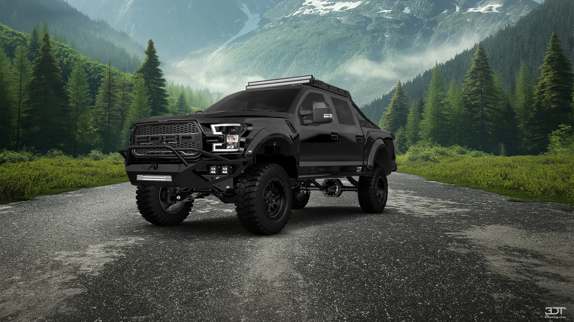 Ford F-150 Raptor 4 Door pickup truck 2017
