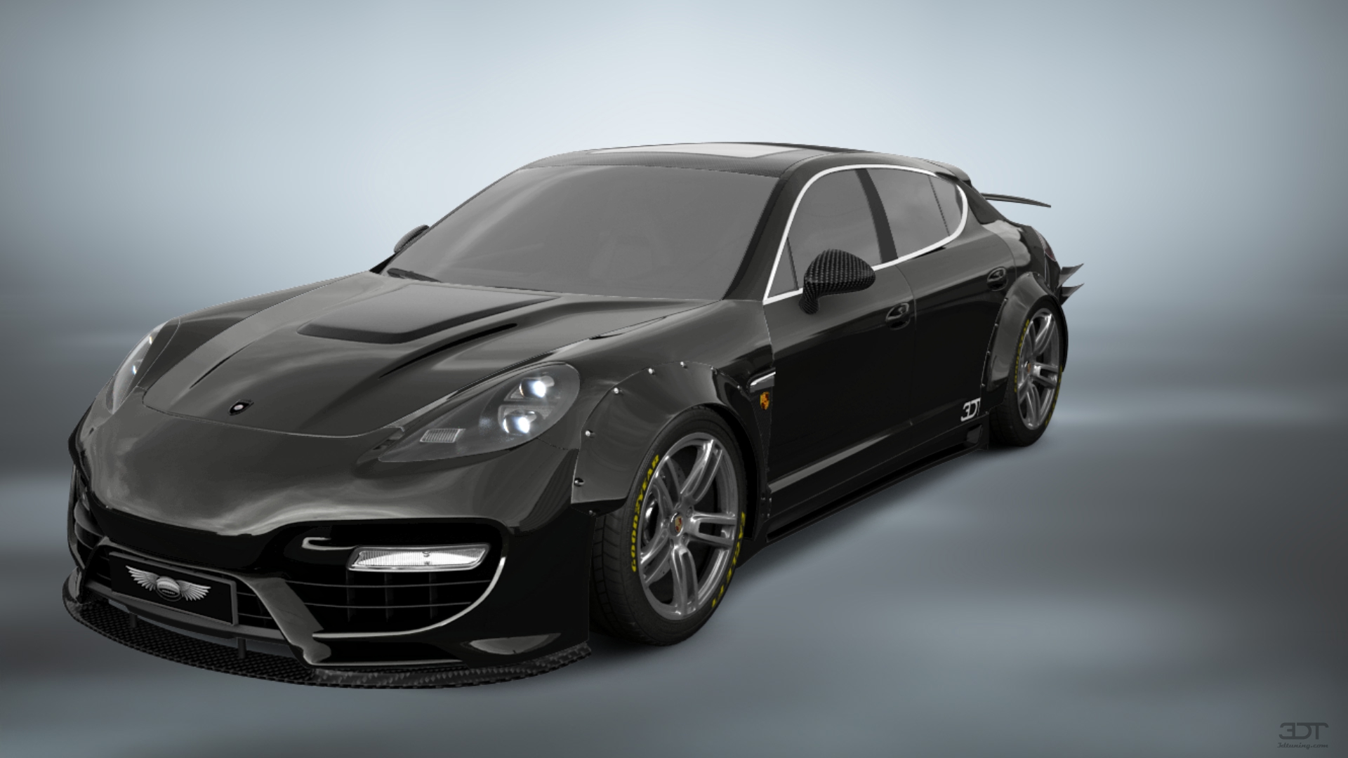 Porsche Panamera 4 door fastback saloon 2011