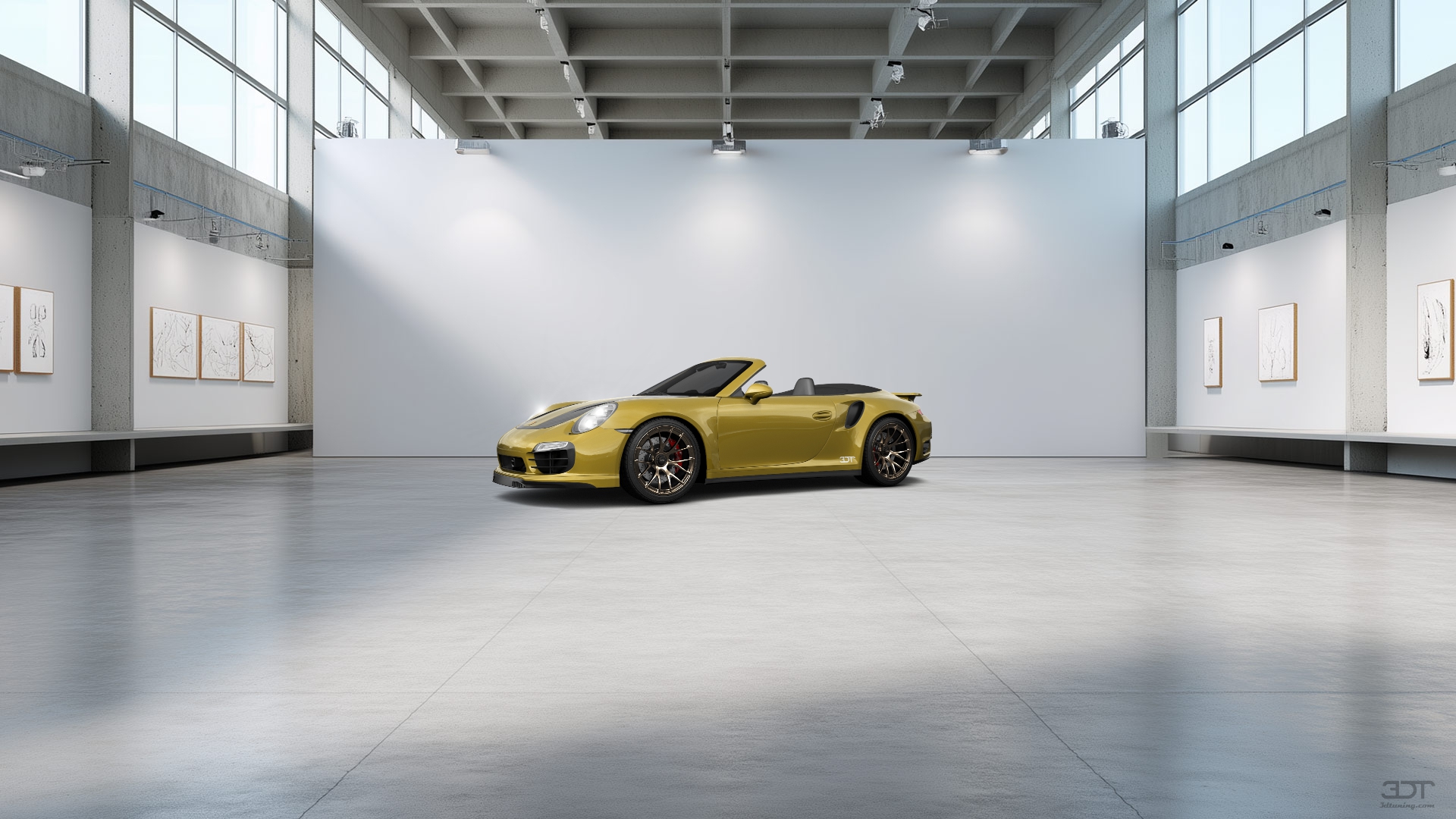 Porsche 911 Turbo S 2 Door Convertible 2014 tuning