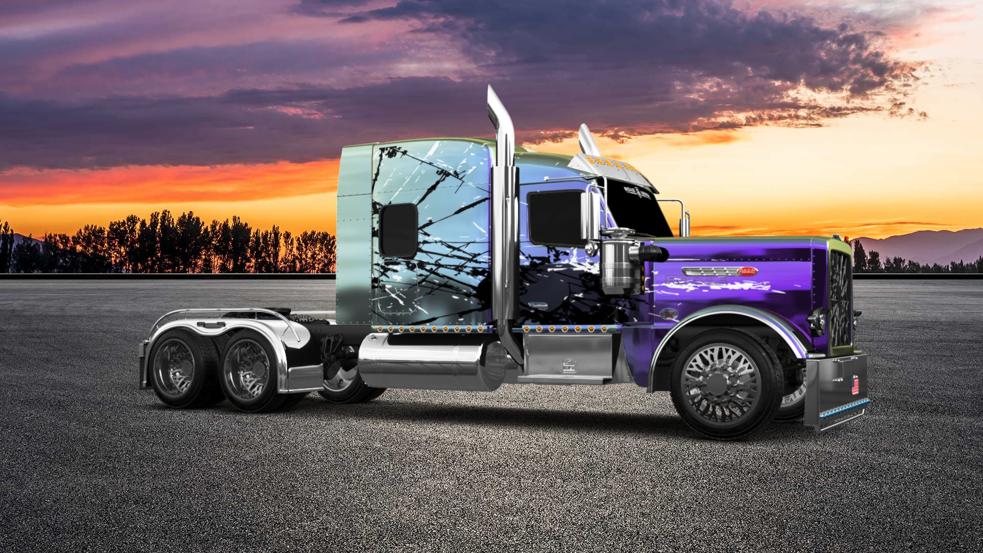 Peterbilt 589 Sleeper Cab Truck 2024