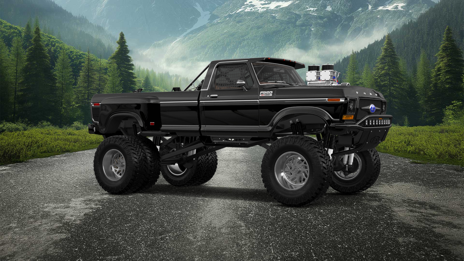 Ford F-350 Dually Regular Cab 2 Door pickup truck 1978 tuning