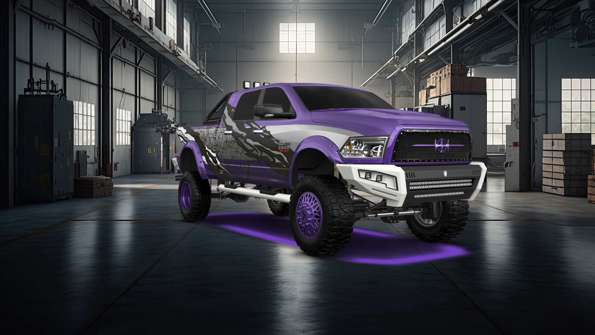 Dodge Ram 2500 Mega Cab 6.4 ft box 4 Door pickup truck 2010 tuning