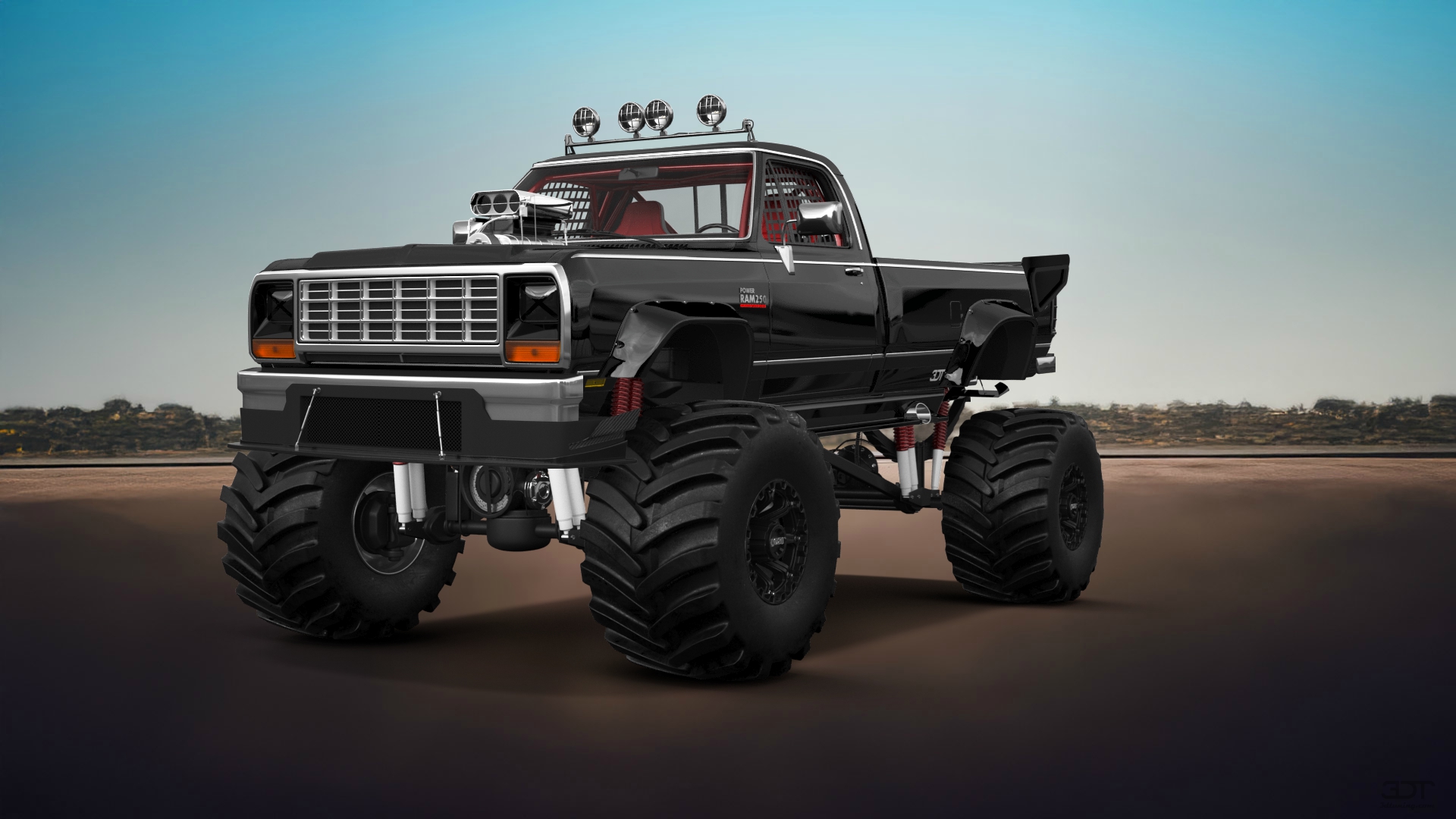 Dodge Ram 250 Regular Cab 2 Door pickup truck 1983 tuning