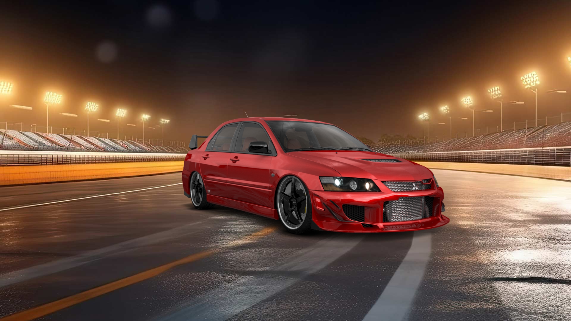 Mitsubishi Lancer Evo IX 4 Door Saloon 2005 tuning