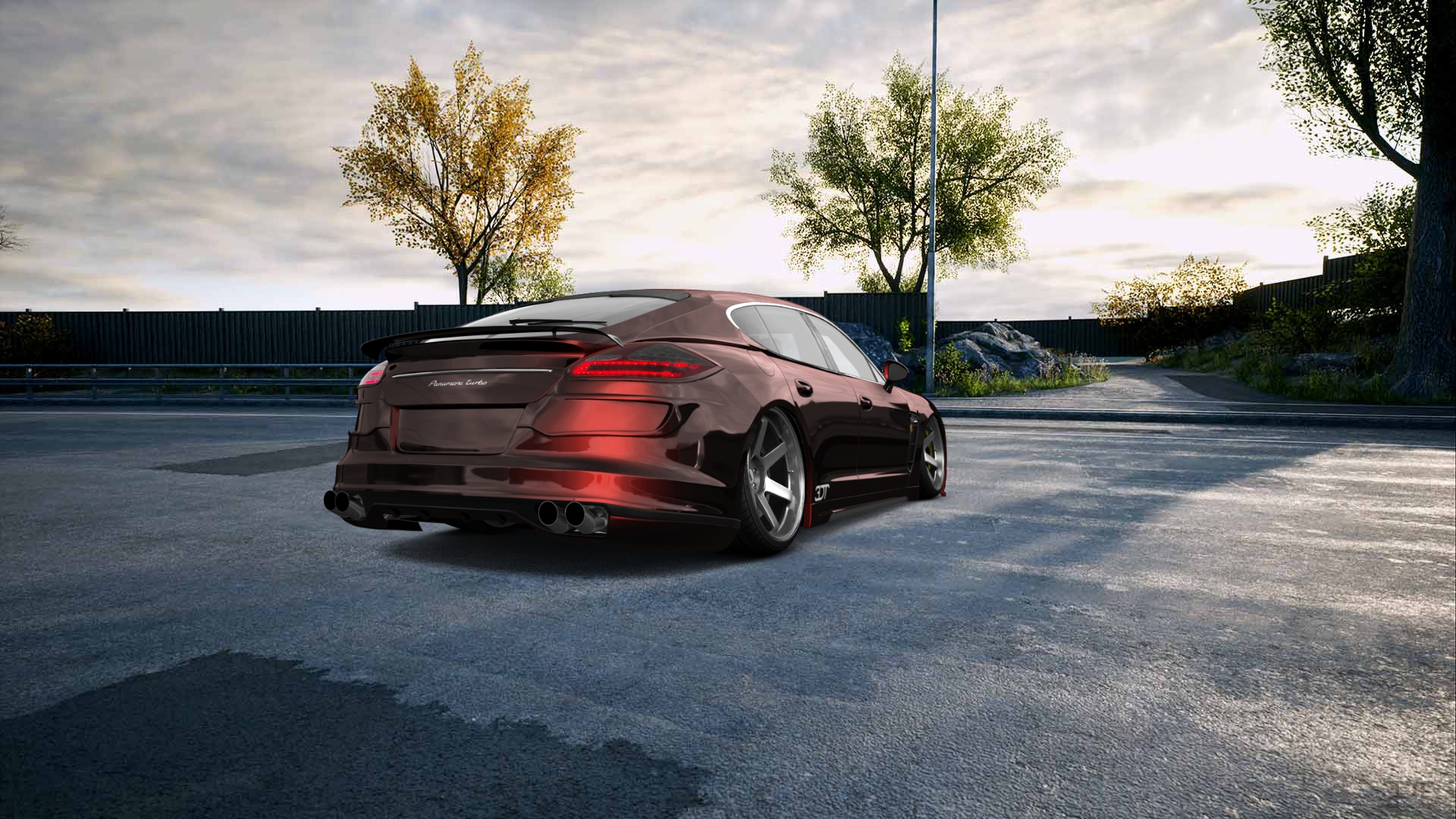 Porsche Panamera 4 door fastback saloon 2011