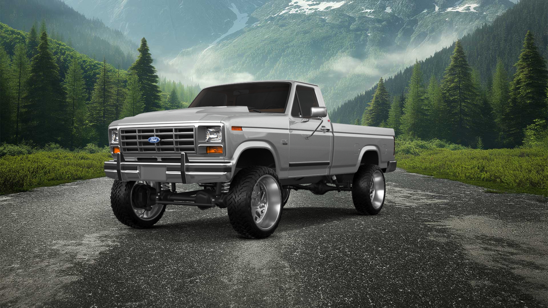 Ford F-150 2 Door pickup truck 1986