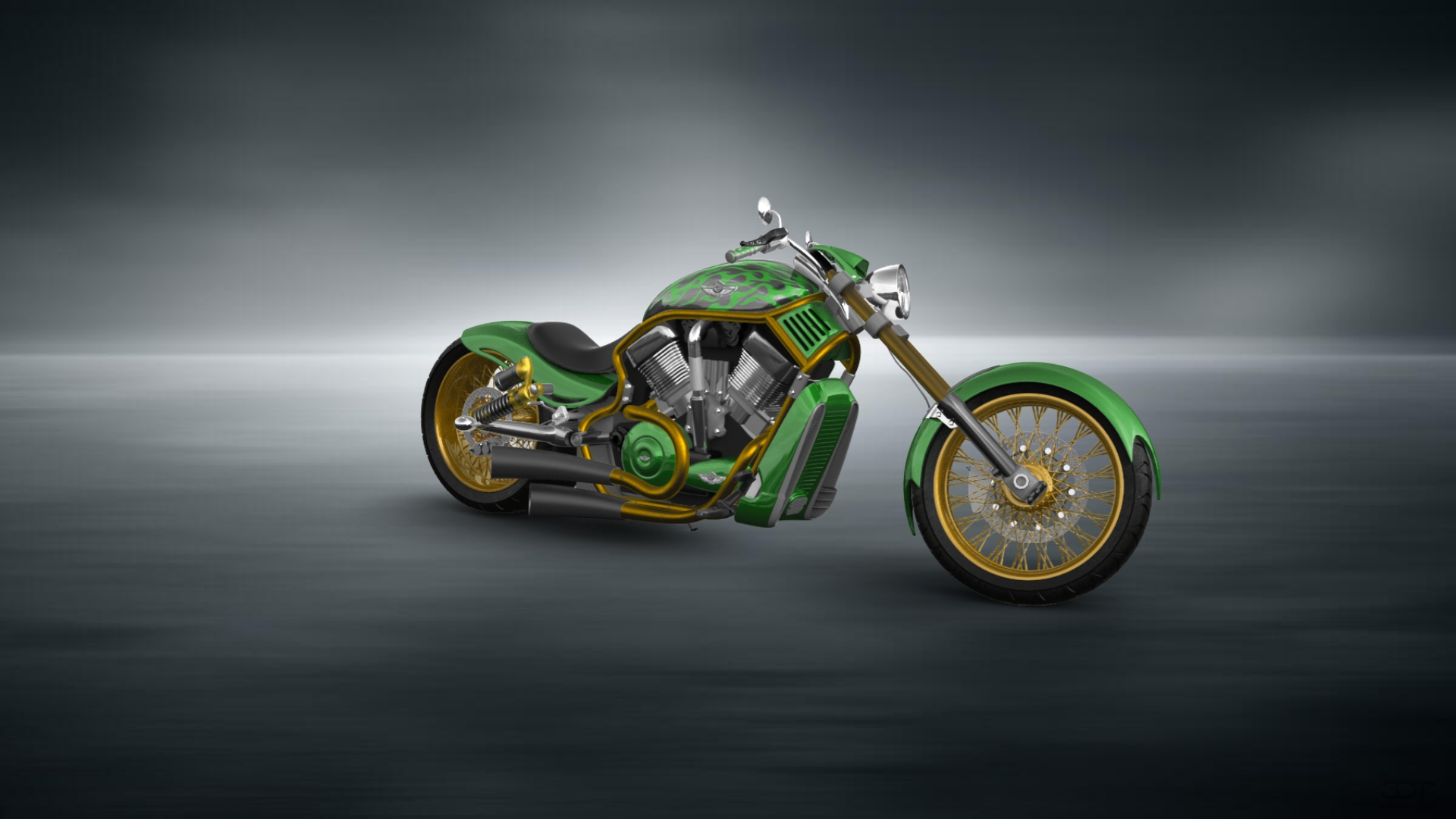 Harley-Davidson Custom Chopper Cruiser 2011