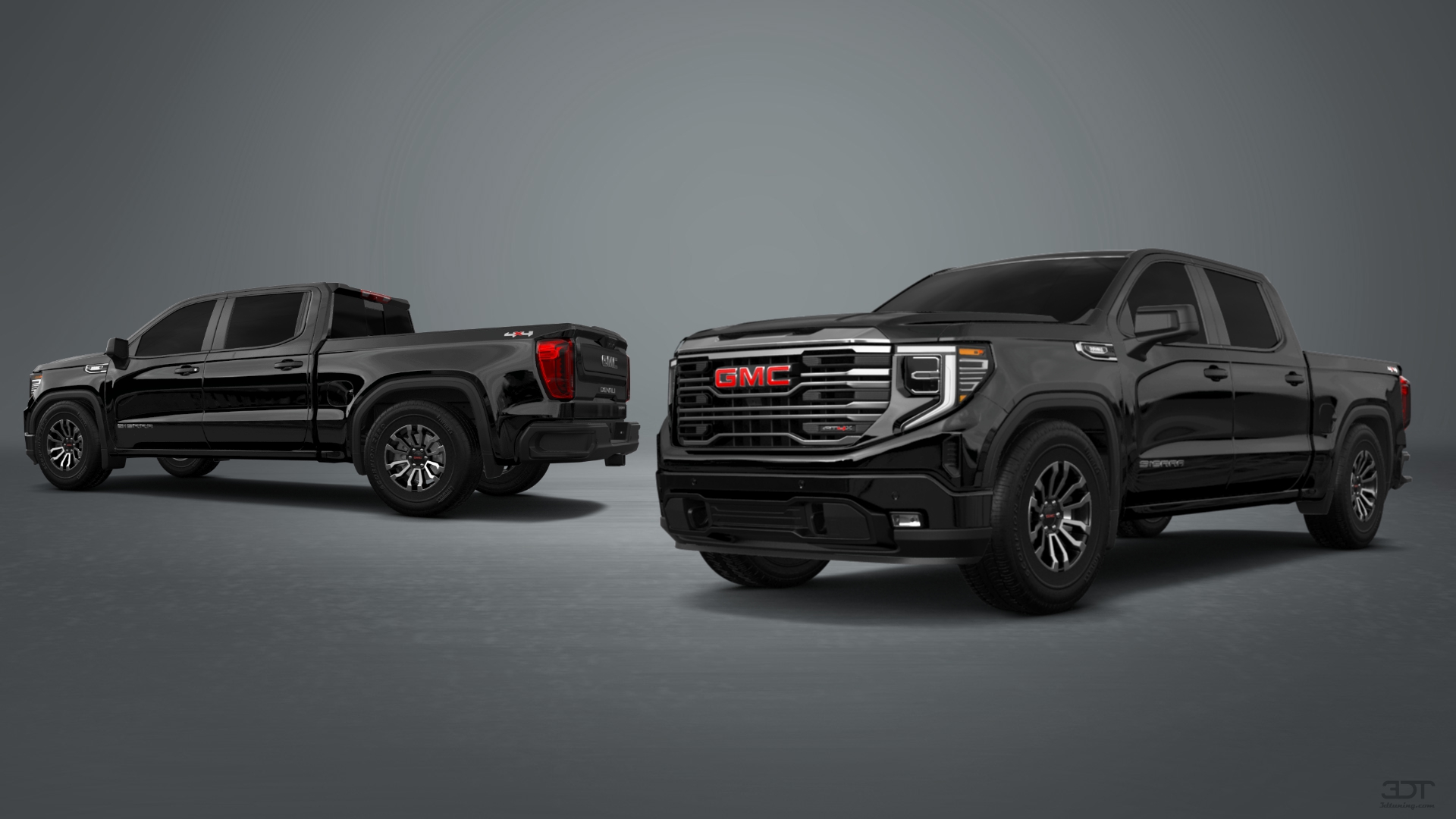 GMC Sierra 1500 Crew Cab 5.8 ft box 4 Door pickup truck 2023 tuning