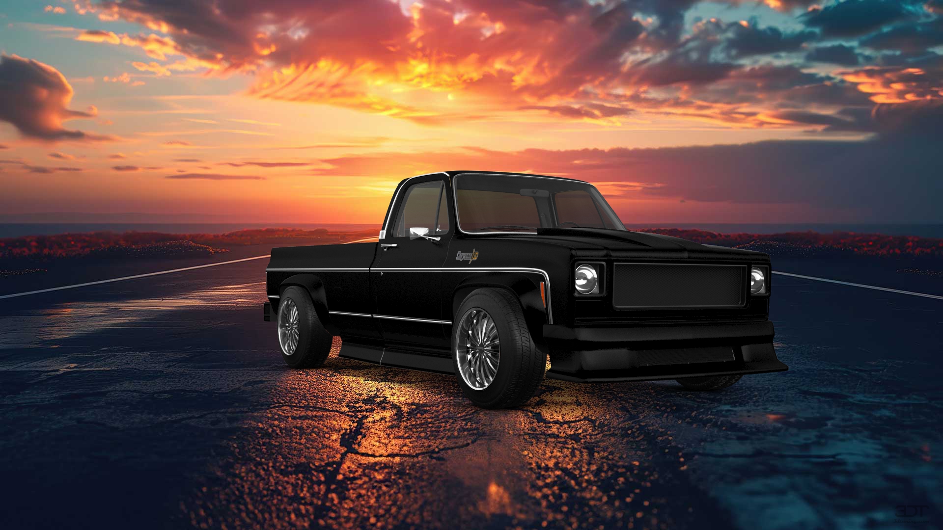 Chevrolet Silverado C-10 2 Door pickup truck 1973 tuning