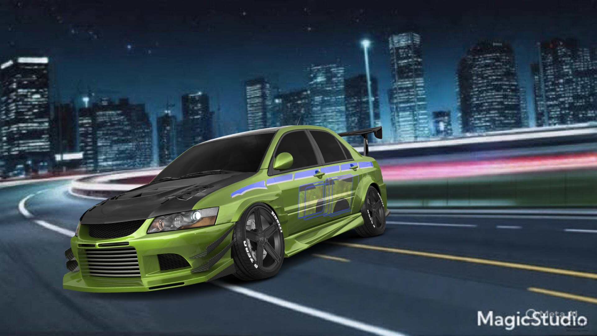 Mitsubishi Lancer Evo IX 4 Door Saloon 2005 tuning