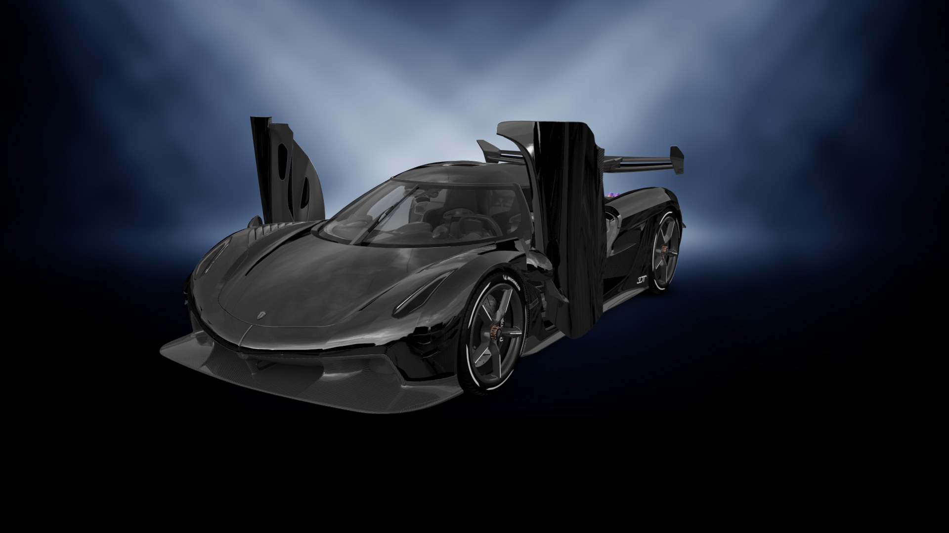Koenigsegg Jesko 2 door targa top 2020