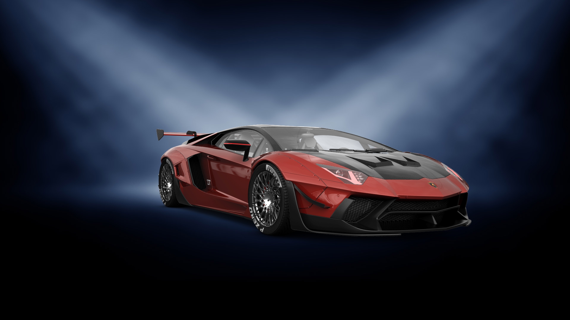 Lamborghini Aventador 2 Door Coupe 2012 tuning