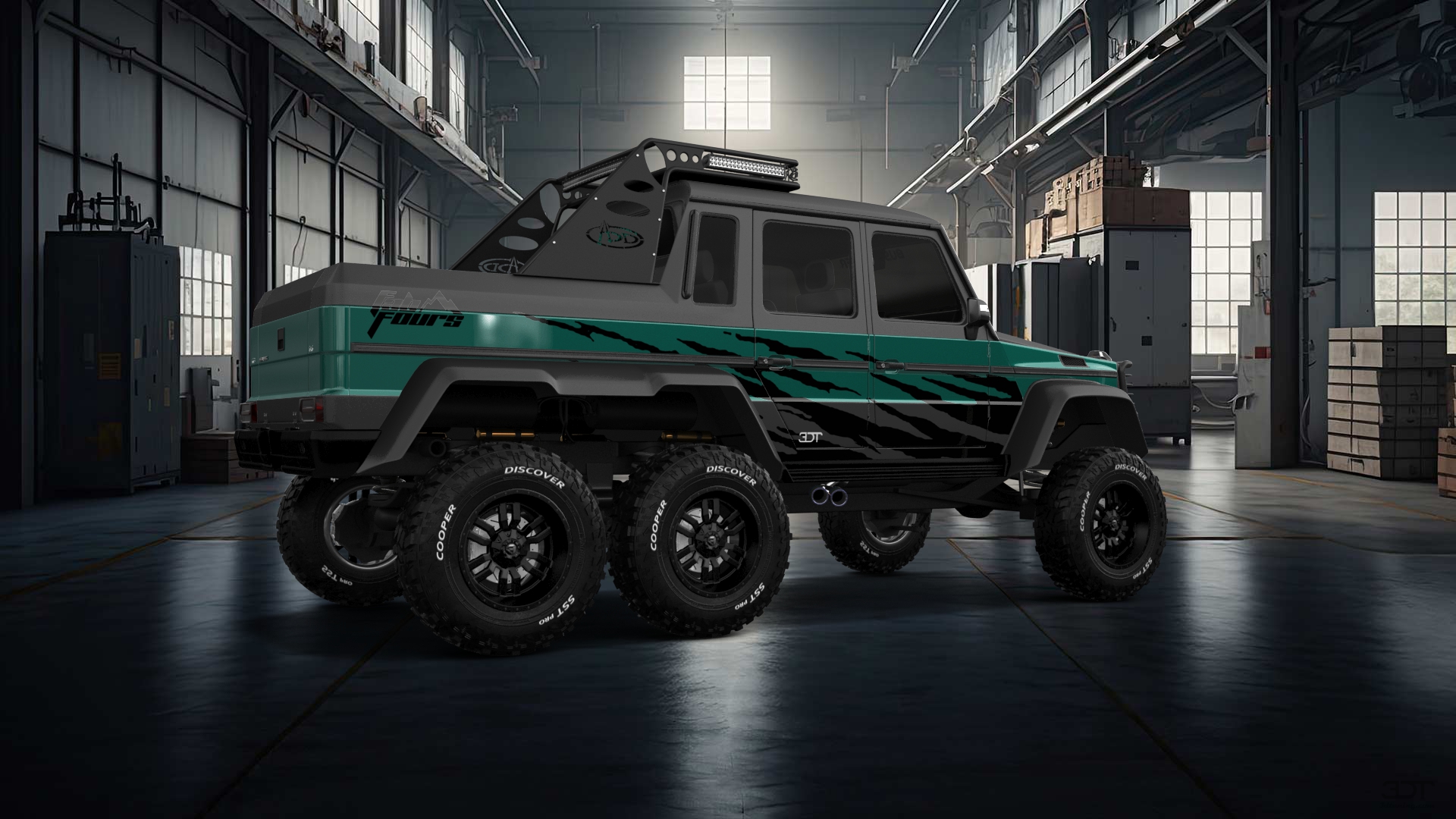 Mercedes G 63 AMG 6x6 4 Door pickup truck 2013