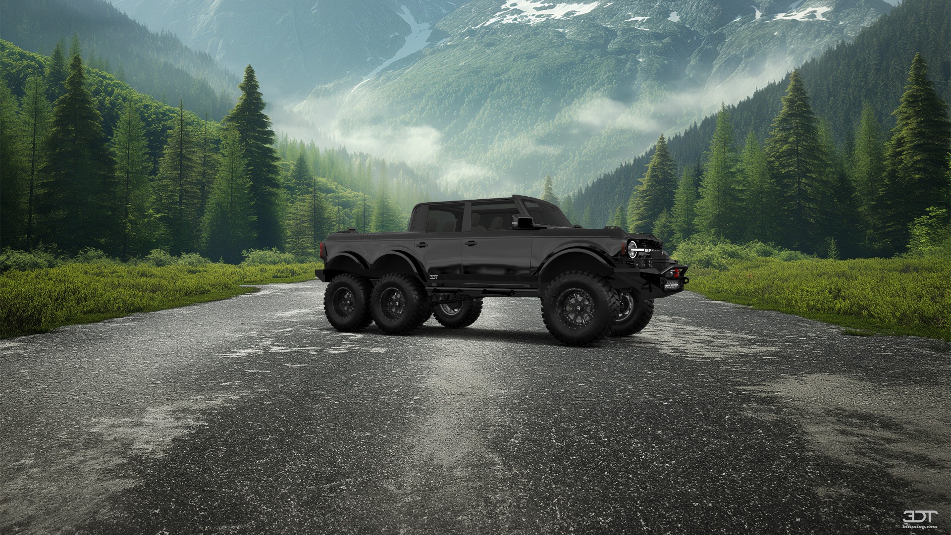Ford Bronco 6X6 4 Door pickup truck 2021