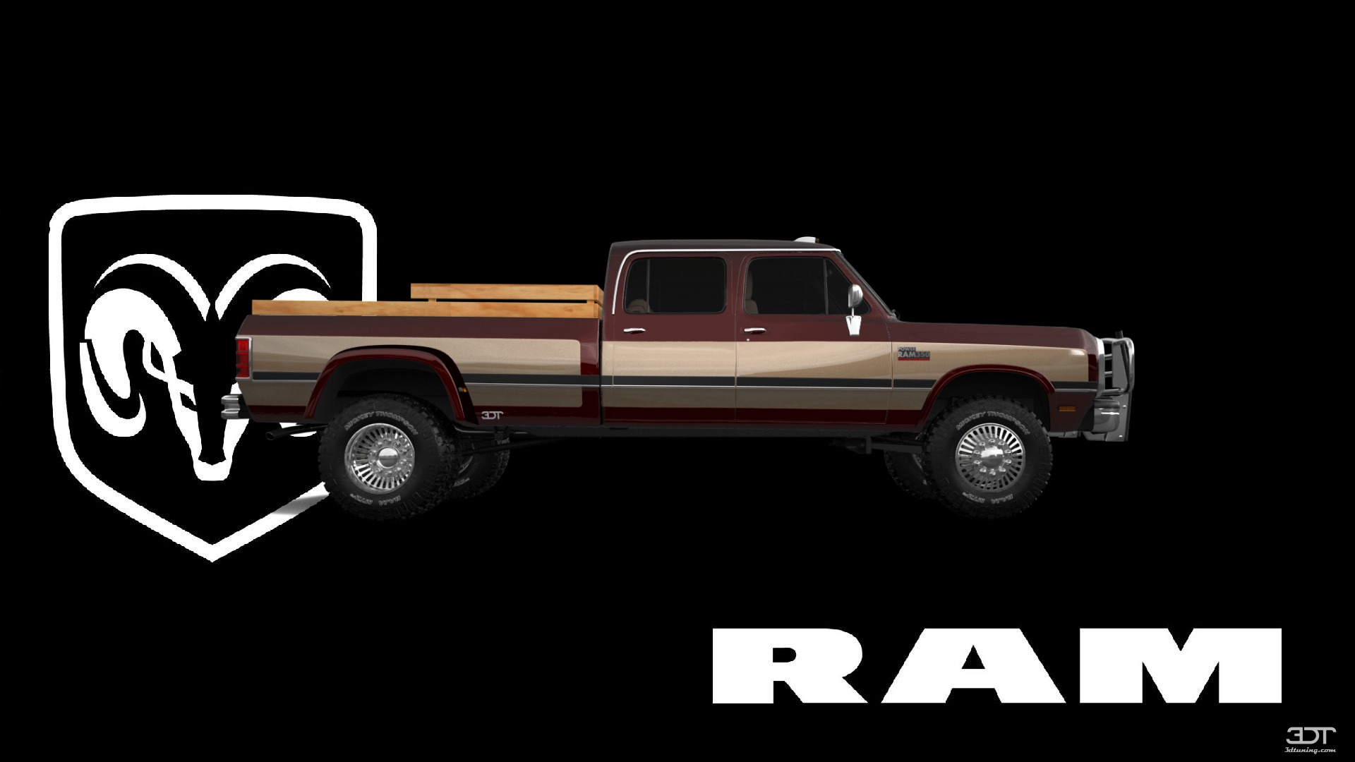 Dodge Ram 350 4 Door pickup truck 1991