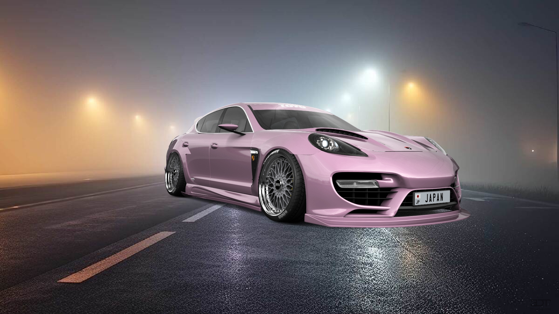 Porsche Panamera 4 door fastback saloon 2011 tuning