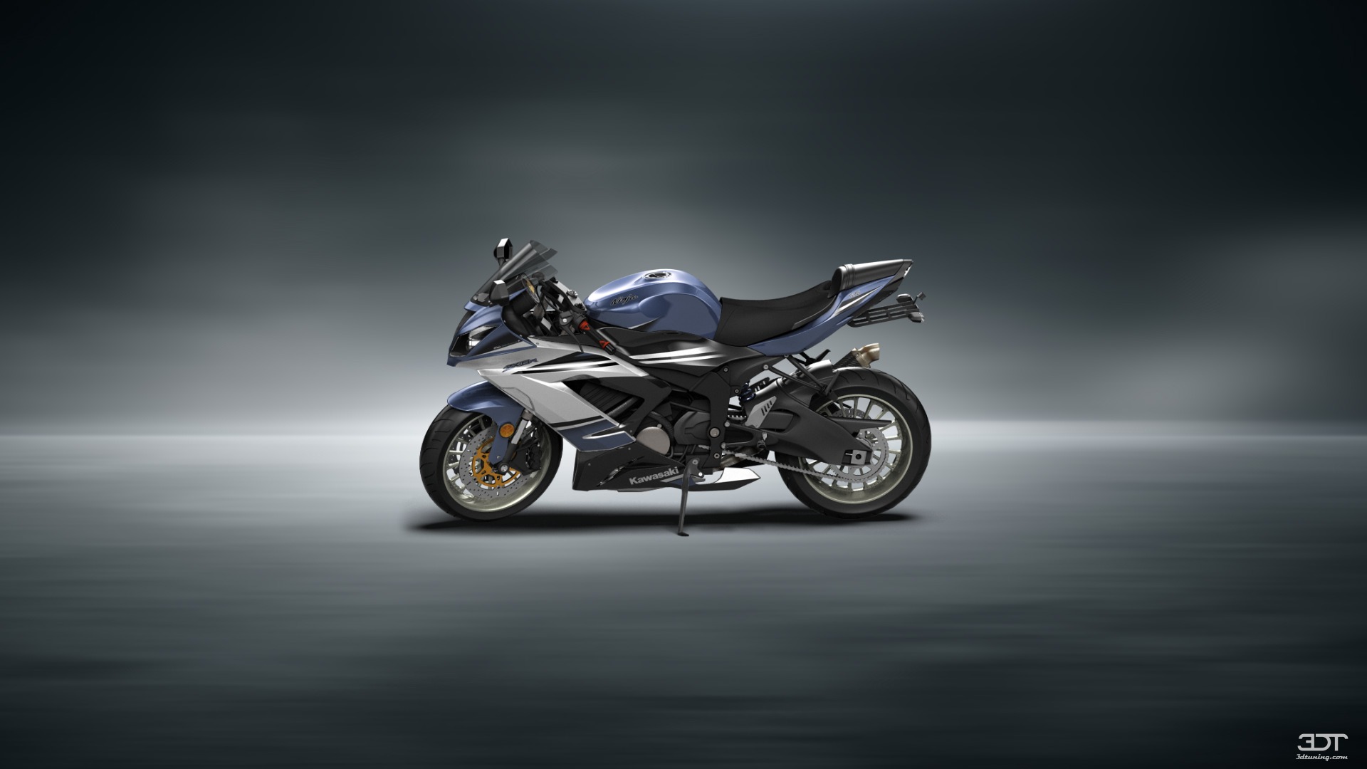 Kawasaki Ninja ZX 6R Sport Bike 2015 tuning