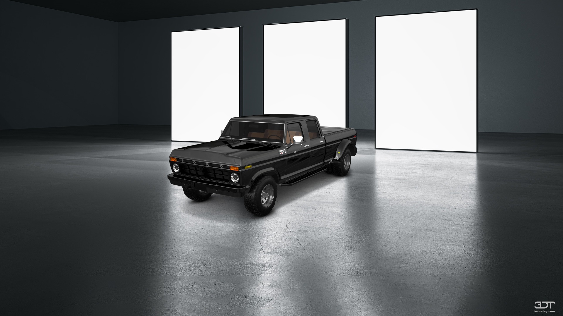 Ford F-350 Dually 4 Door pickup truck 1973 tuning