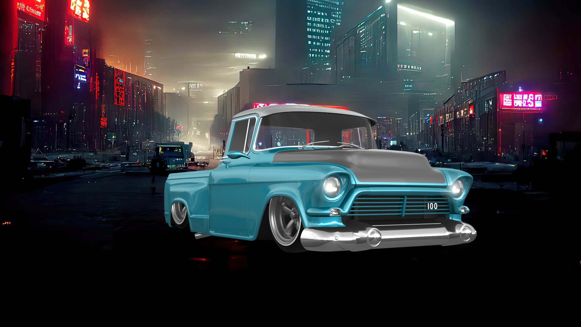 GMC 100 Stepside 2 Door pickup truck 1957