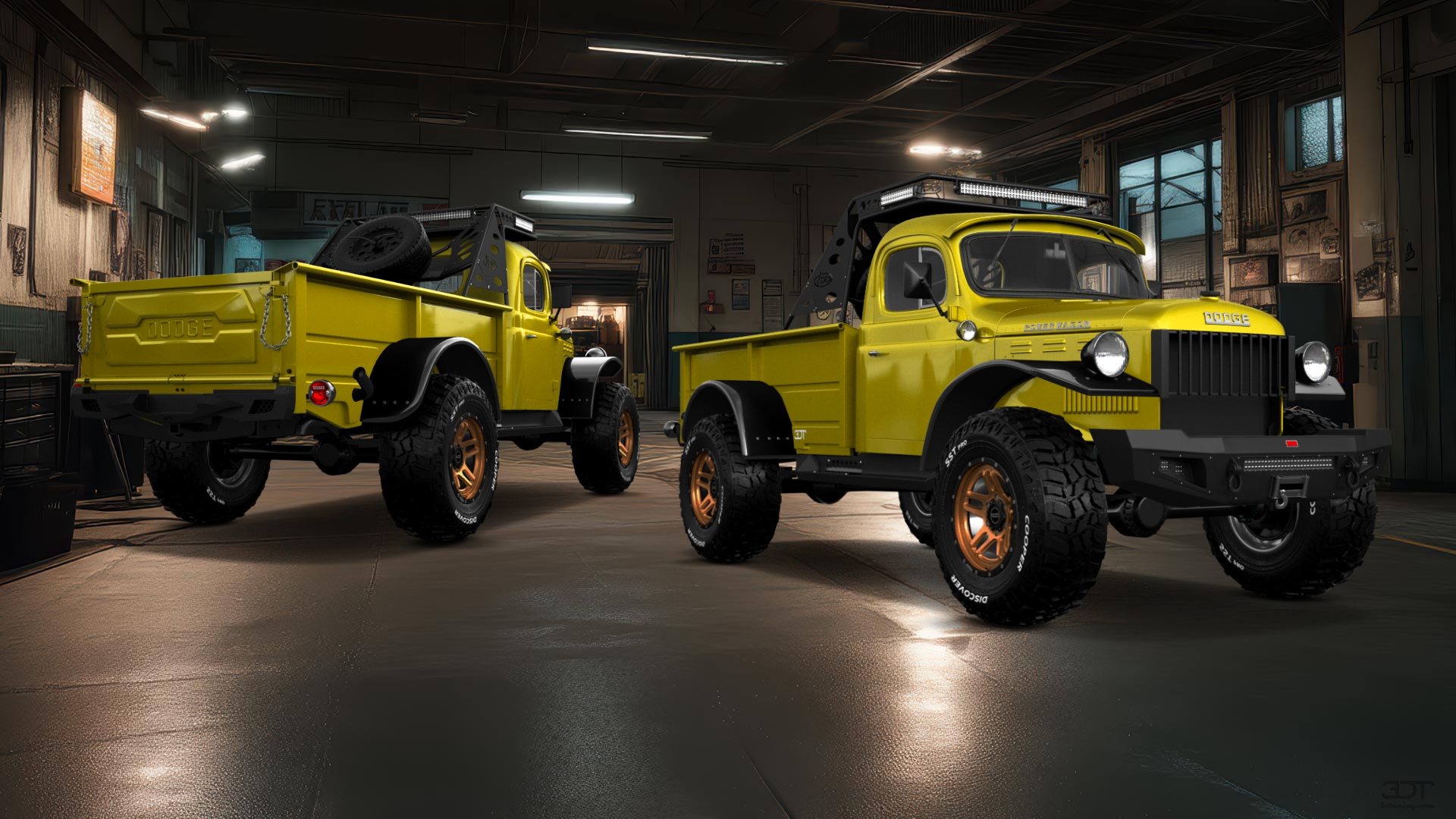 Dodge Power Wagon 2 Door pickup truck 1947 tuning