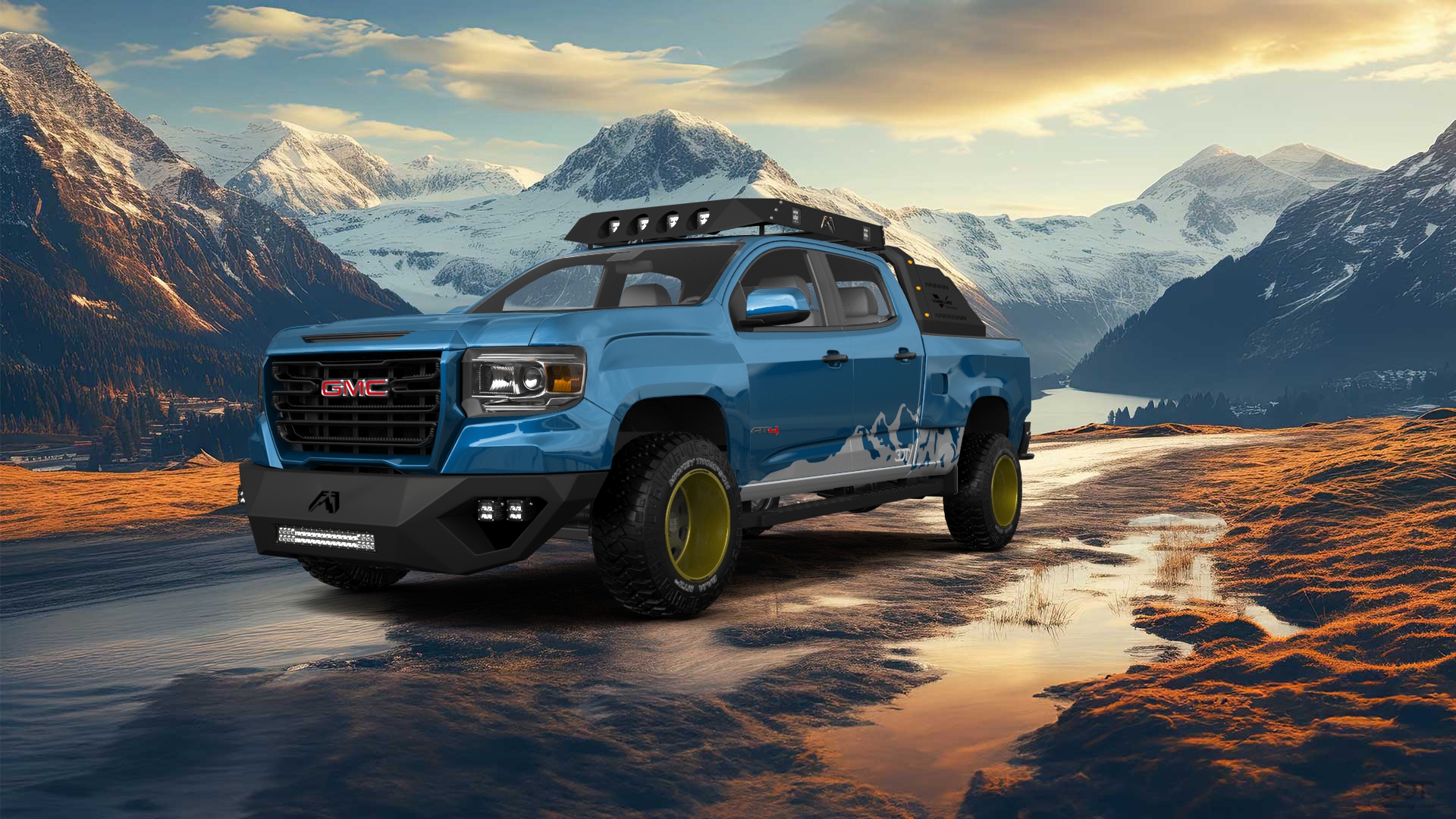 GMC Canyon Crew Cab 4 Door pickup truck 2021 Images