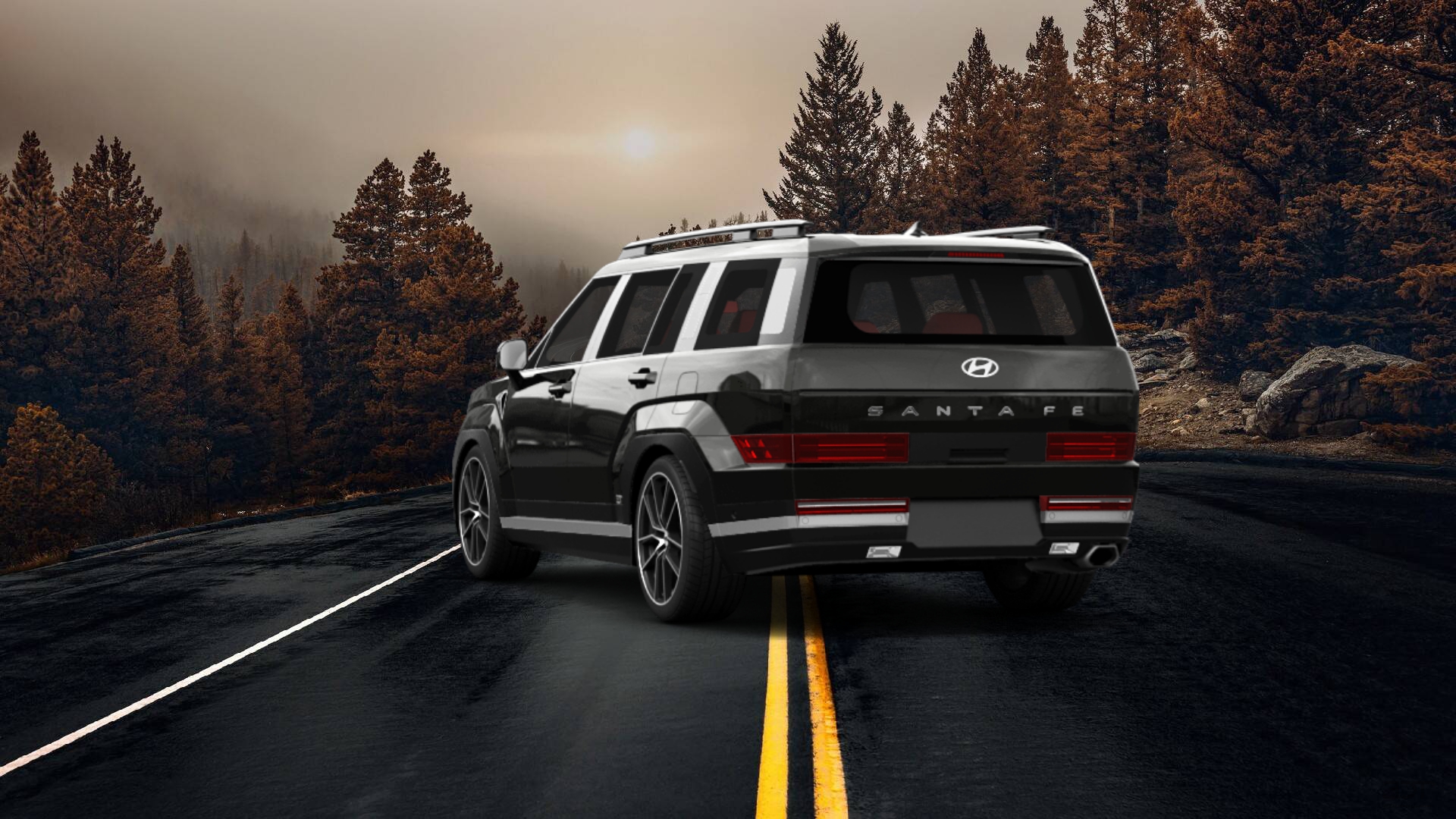 Hyundai Santa Fe 5 Door SUV 2024 Images