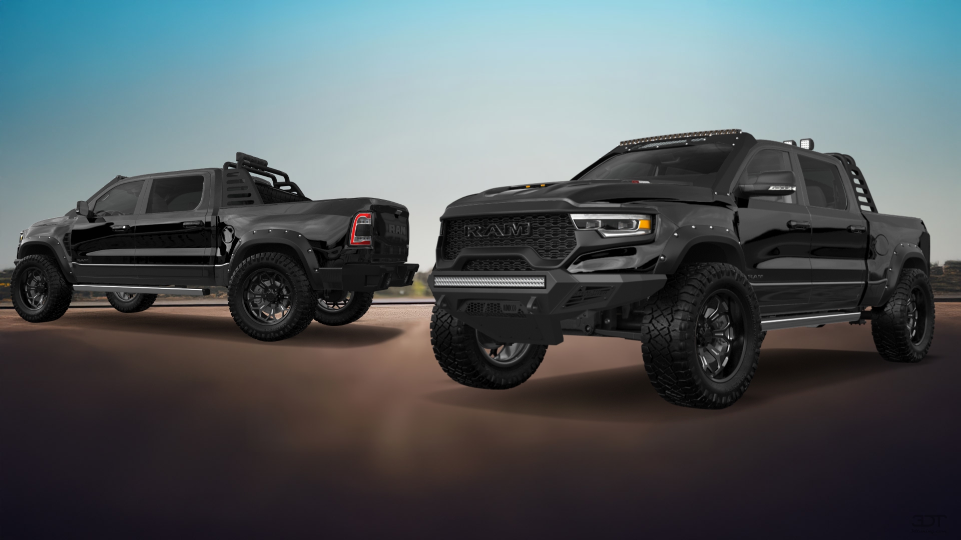 Dodge Ram 1500 TRX 4 Door pickup truck 2021 tuning