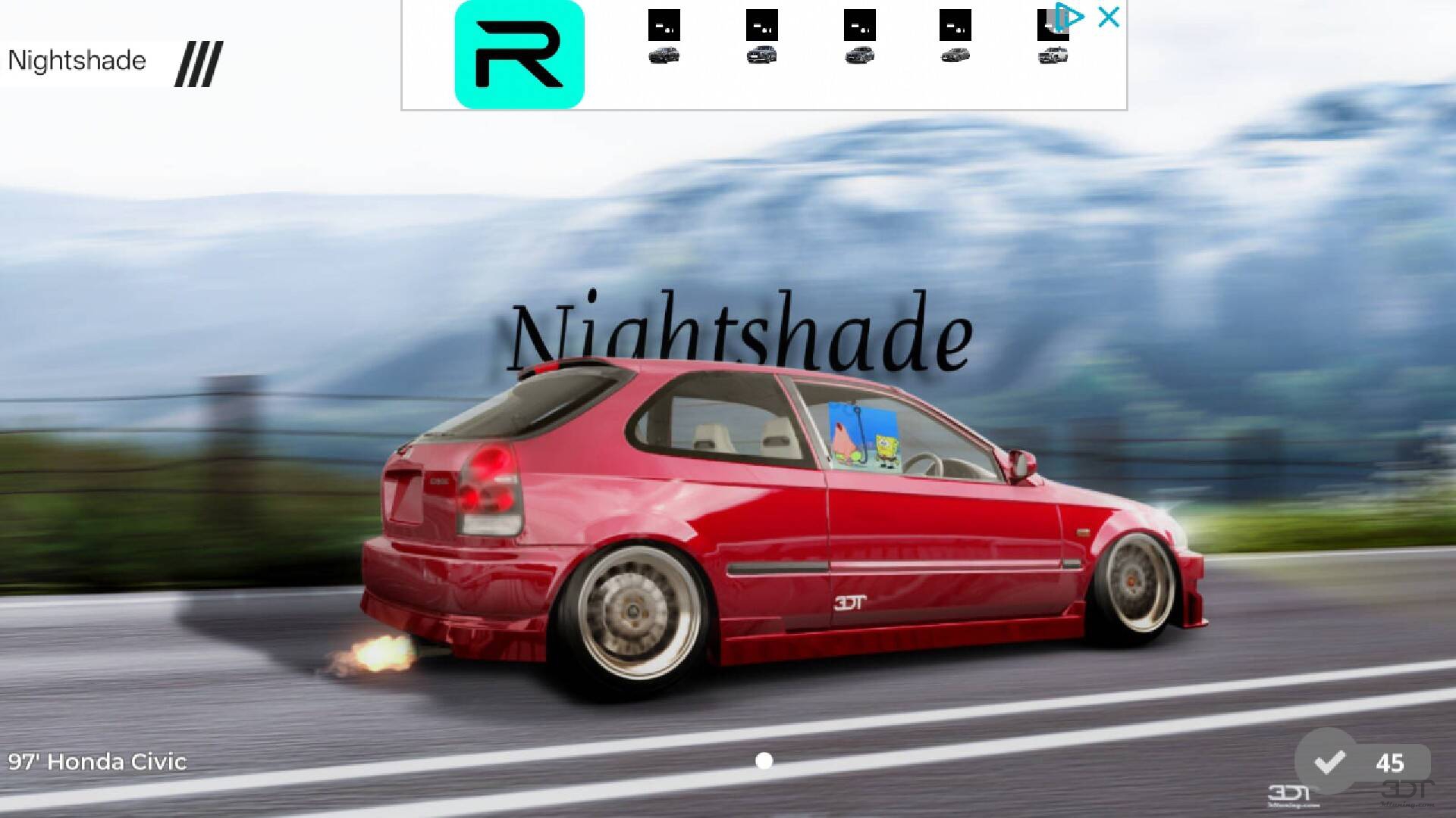 Honda Civic 3 Door Hatchback 1997 tuning