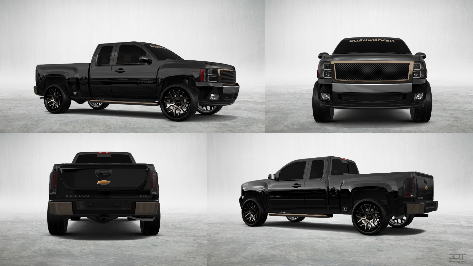 Chevrolet Silverado 1500 6.6 ft box Pickup Truck 2008 tuning