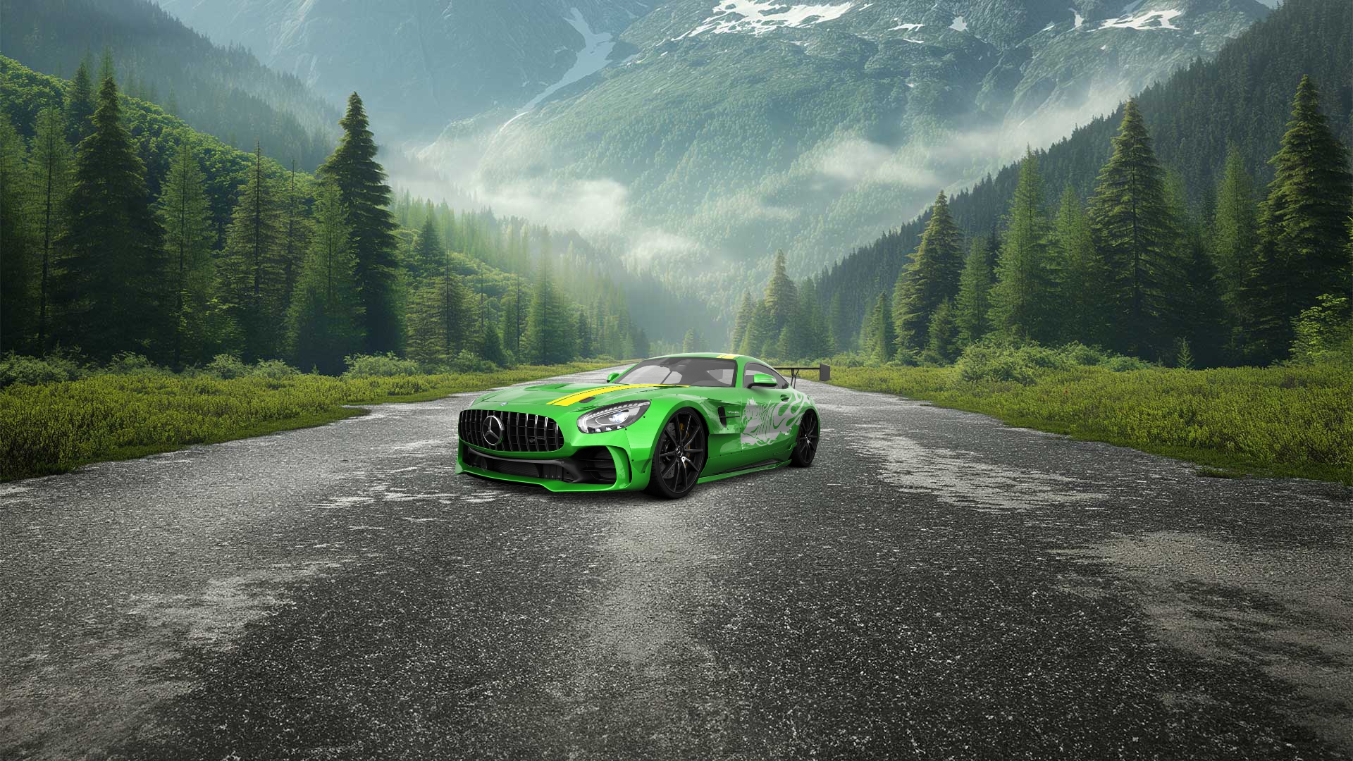 Mercedes AMG GT 2 door fastback coupe 2016