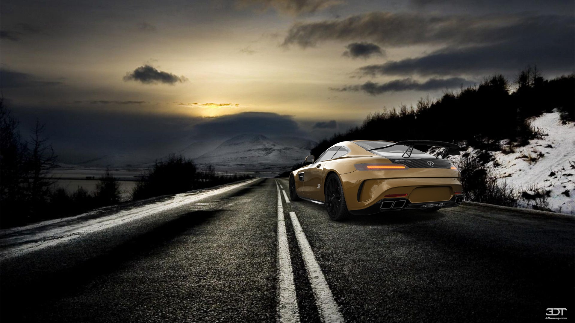 Mercedes AMG GT 2 door fastback coupe 2016 tuning