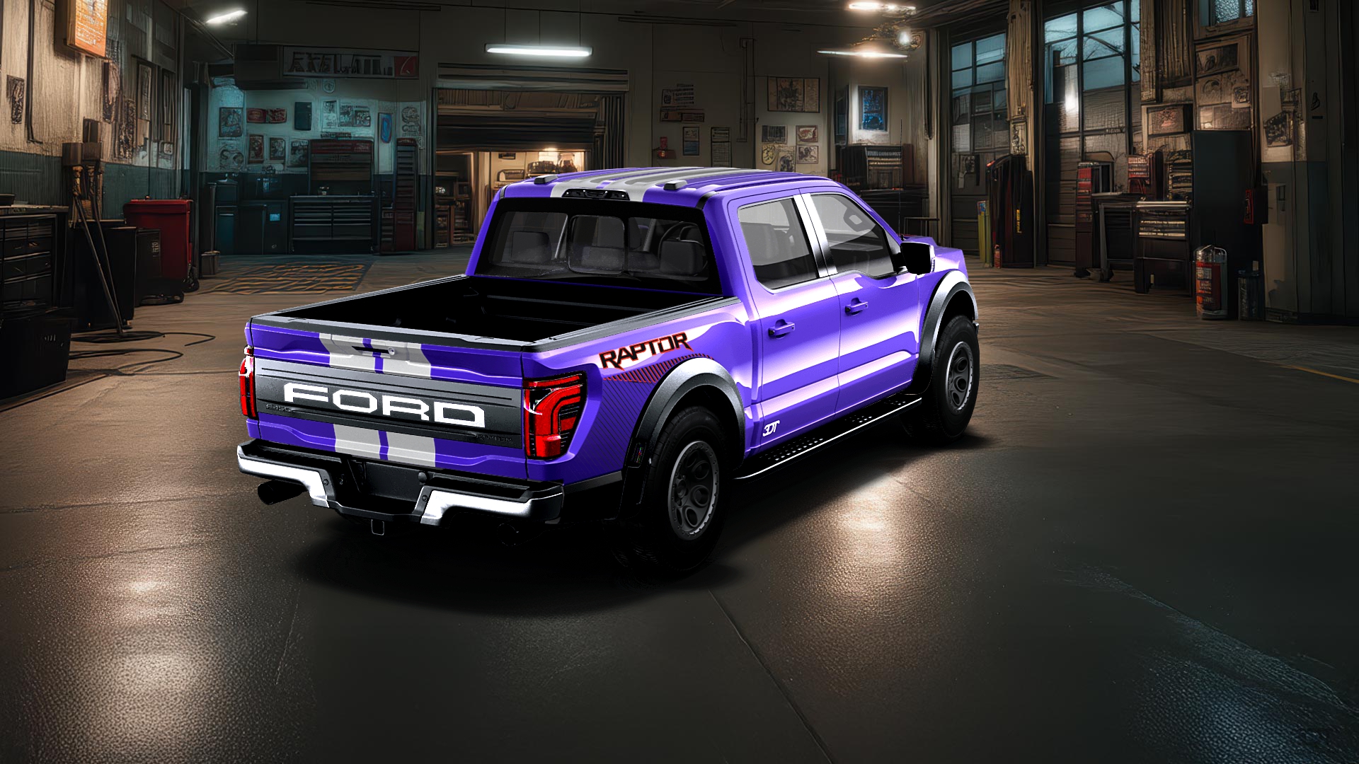 Ford F-150 Raptor 4 Door pickup truck 2024 tuning