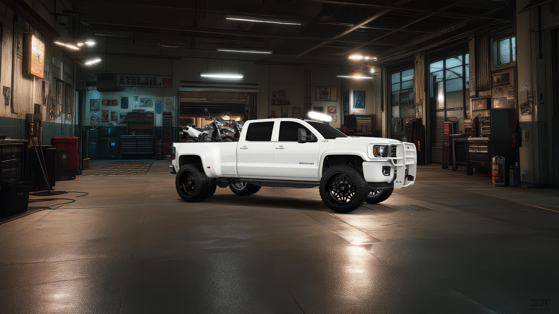 GMC Sierra 3500 HD Crew Cab 4 Door pickup truck 2015 tuning