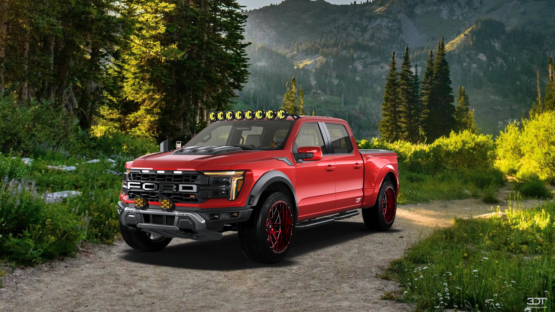 Ford F-150 Raptor 4 Door pickup truck 2024 tuning