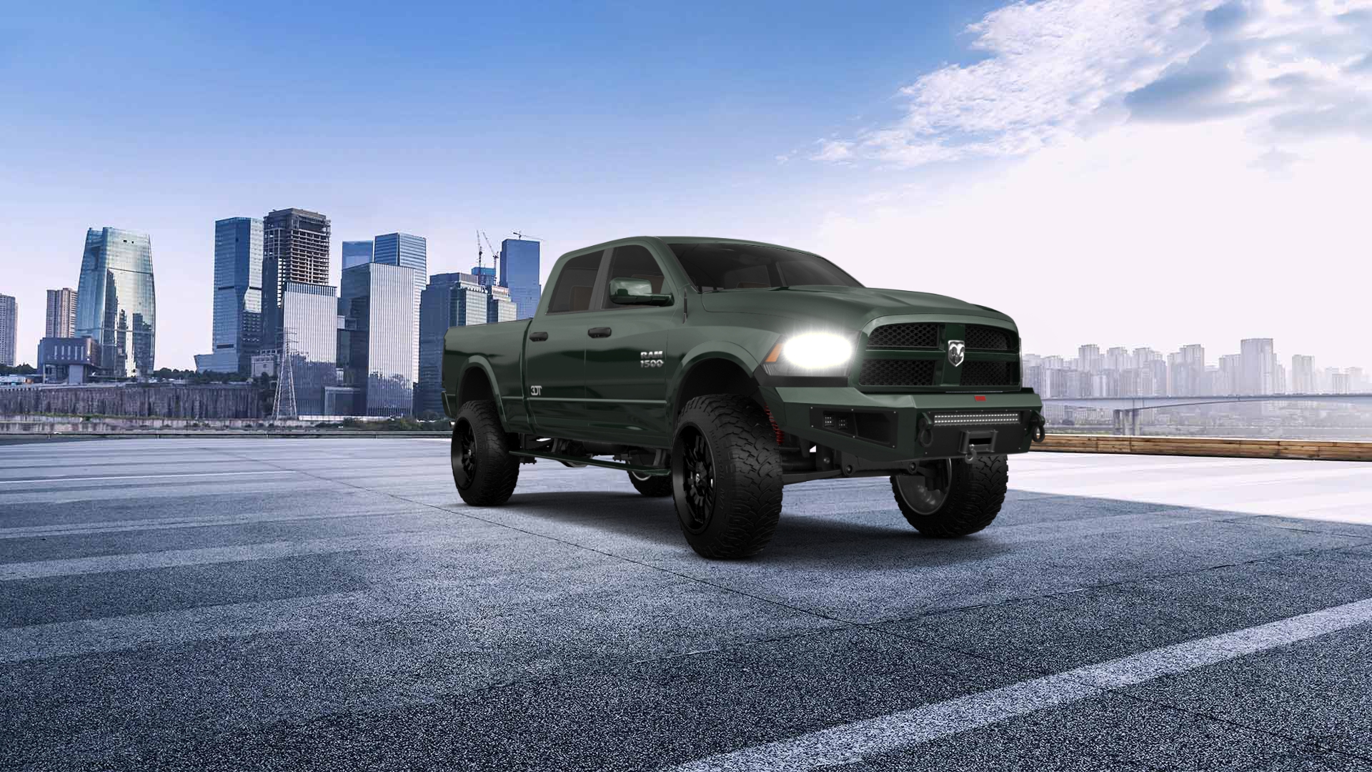 Dodge Ram 1500 Crew Cab 6.4 ft box 4 Door pickup truck 2009