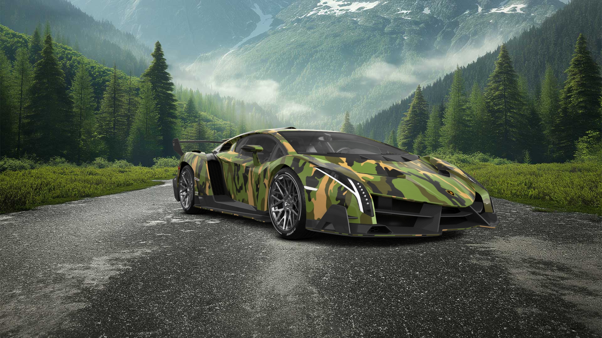 Lamborghini Veneno 2 Door Coupe 2013 tuning