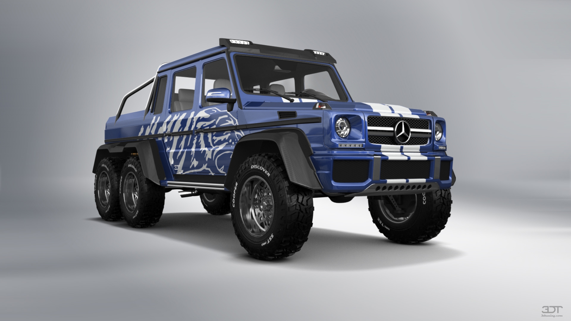 Mercedes G 63 AMG 6x6 4 Door pickup truck 2013 tuning