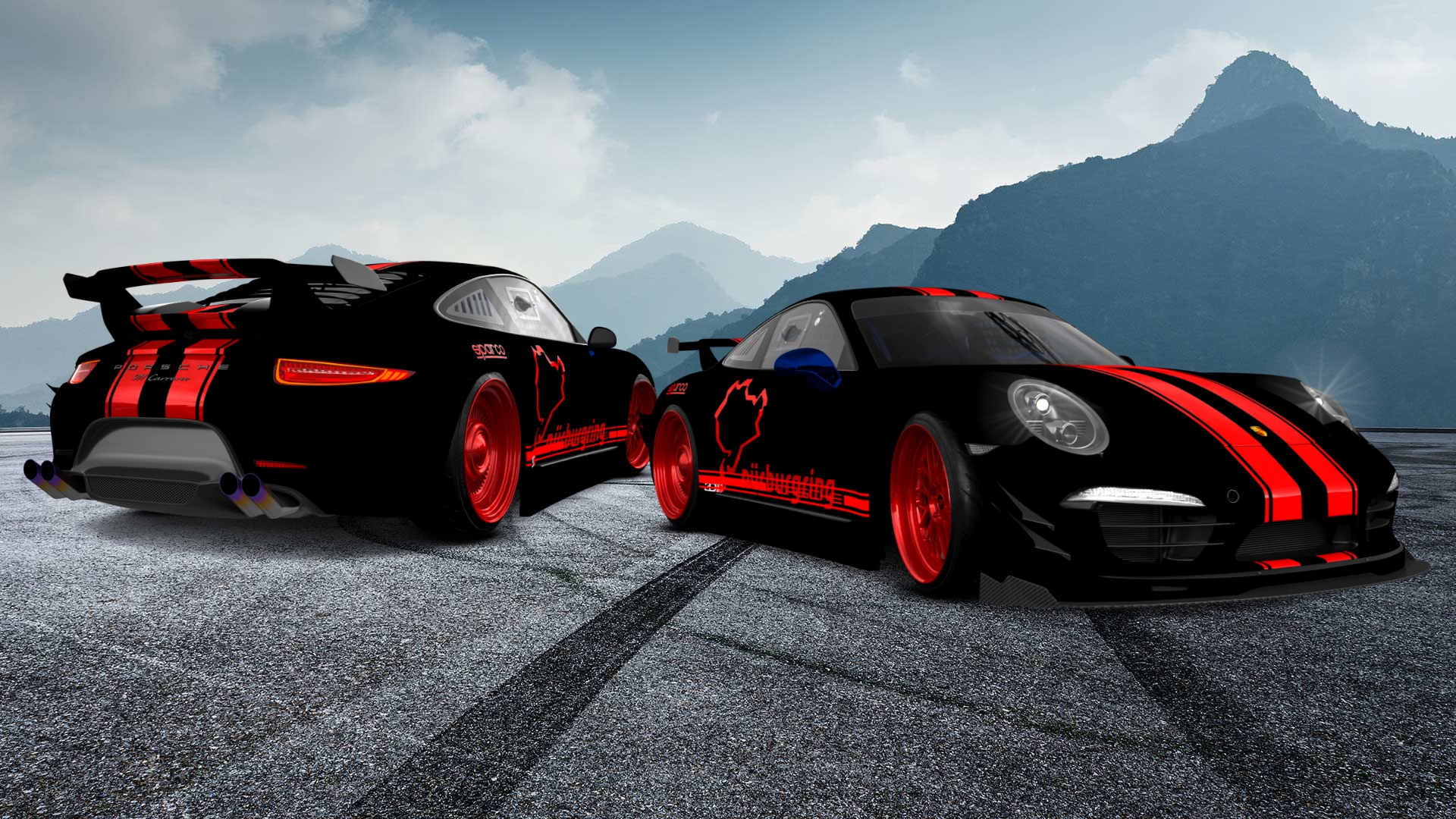 Porsche 911 Carrera 2 Door Coupe 2011 tuning