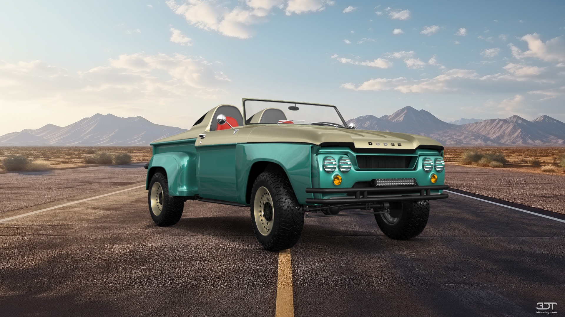 Dodge D-100 Stepside 2 Door pickup truck 1961 tuning